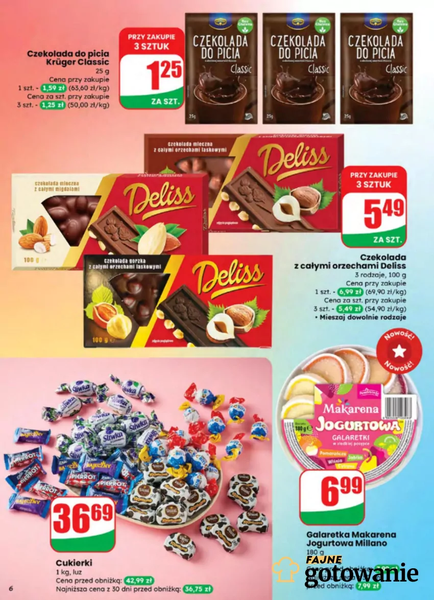 W promocji wiele ciekawych słodyczy w Dino Dino - gazetka