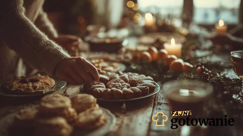 Niektóre dania nie były gotowane na co dzień, a tylko w jeden dzień w roku Stół zastawiony jedzeniem