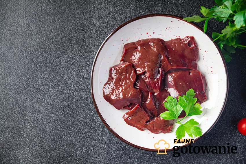 Wątróbka na talerzy