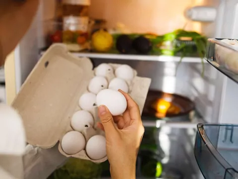 Błąd przy przechowywaniu jajek