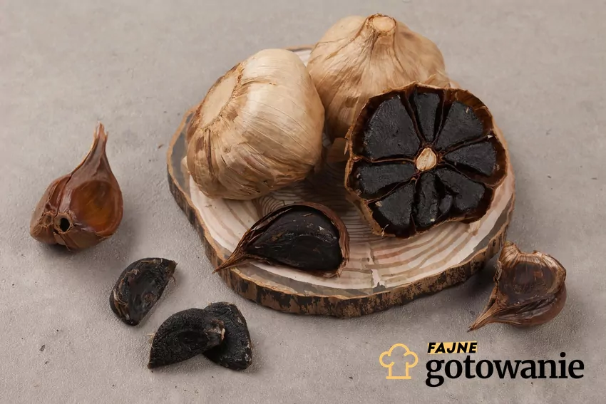 Z zewnątrz wygląda jak zwykły czosnek, w środku jest czarny Czarny czosnek