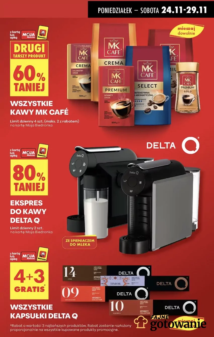 Możesz kupić nawet ekspres do kawy - aż 80% taniej! Promocje w Biedronce