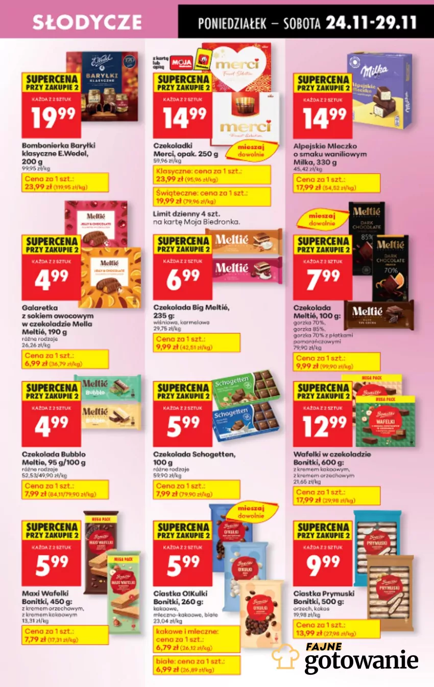 W nowej gazetce kultowe słodycze Biedronka - gazetka