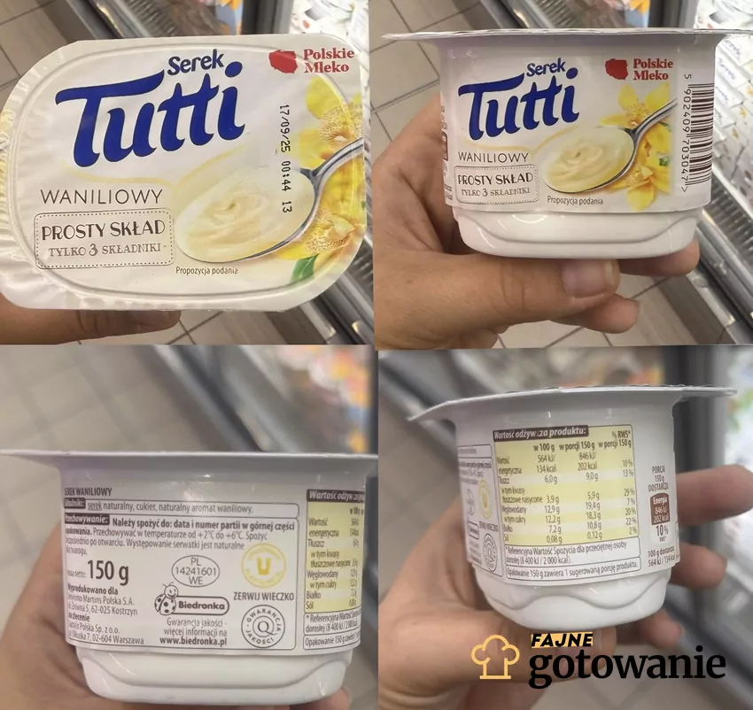 Serek Tutti z Biedronki