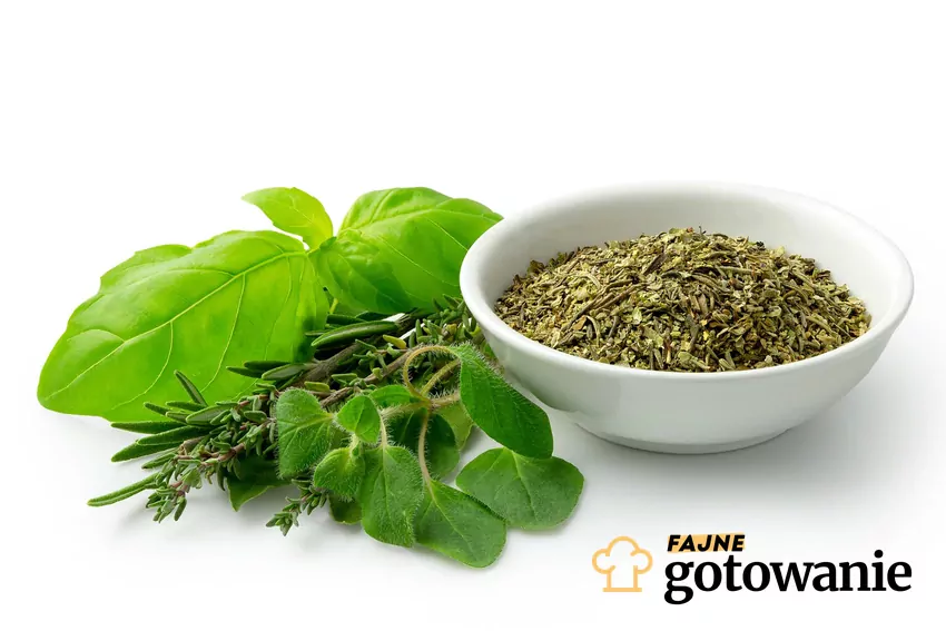 Zioła prowansalskie to mieszanka kilku ziół Zioła prowansalskie: świeże i suszone