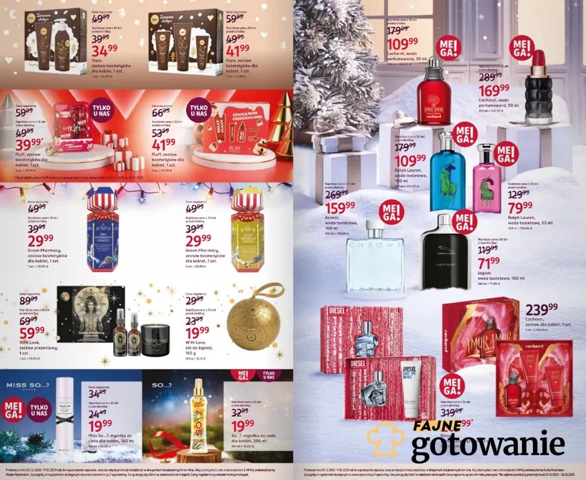 Przed świętami duże obniżki cen kultowych zapachów Rossmann - gazetka