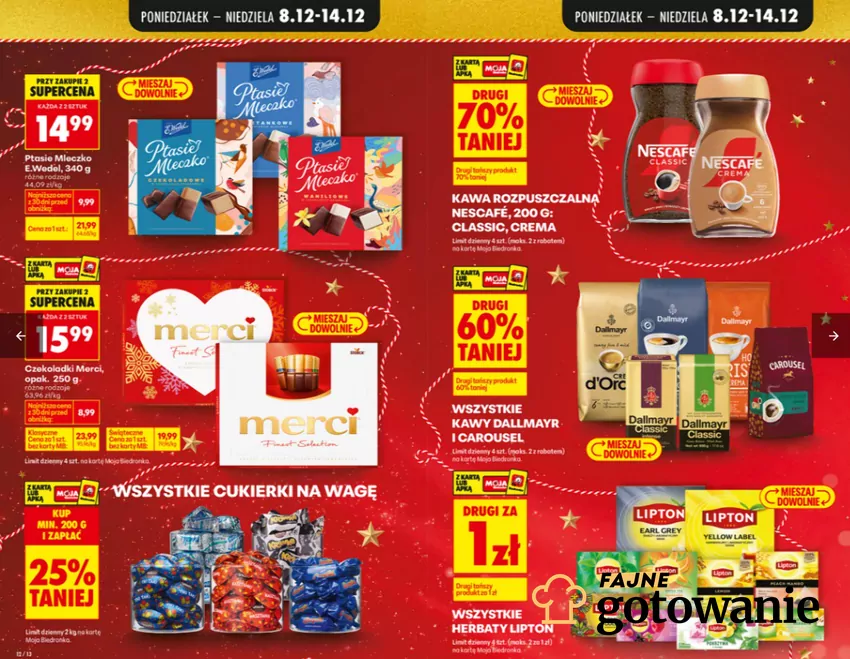 W Biedronce dużo popularnych produktów w świetnych cenach Biedronka - gazetka