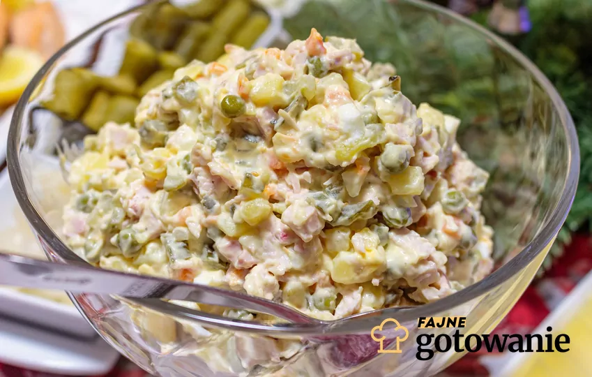 Sałatka jarzynowa w misce