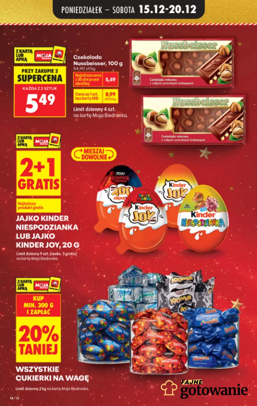 W promocji m.in. luksusowa czekolada Biedronka - gazetka