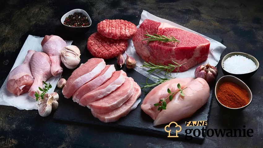 Różne rodzaje mięsa