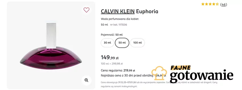 Kultowy zapach w dużej promocji w Rossmannie Rossmann - gazetka