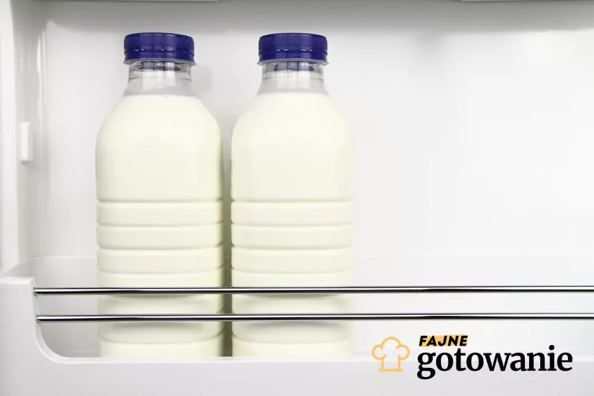 Mleko w lodówce