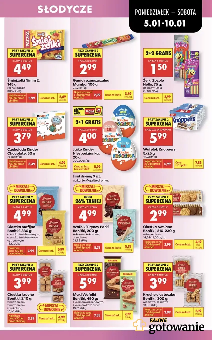 Promocje w Biedronce