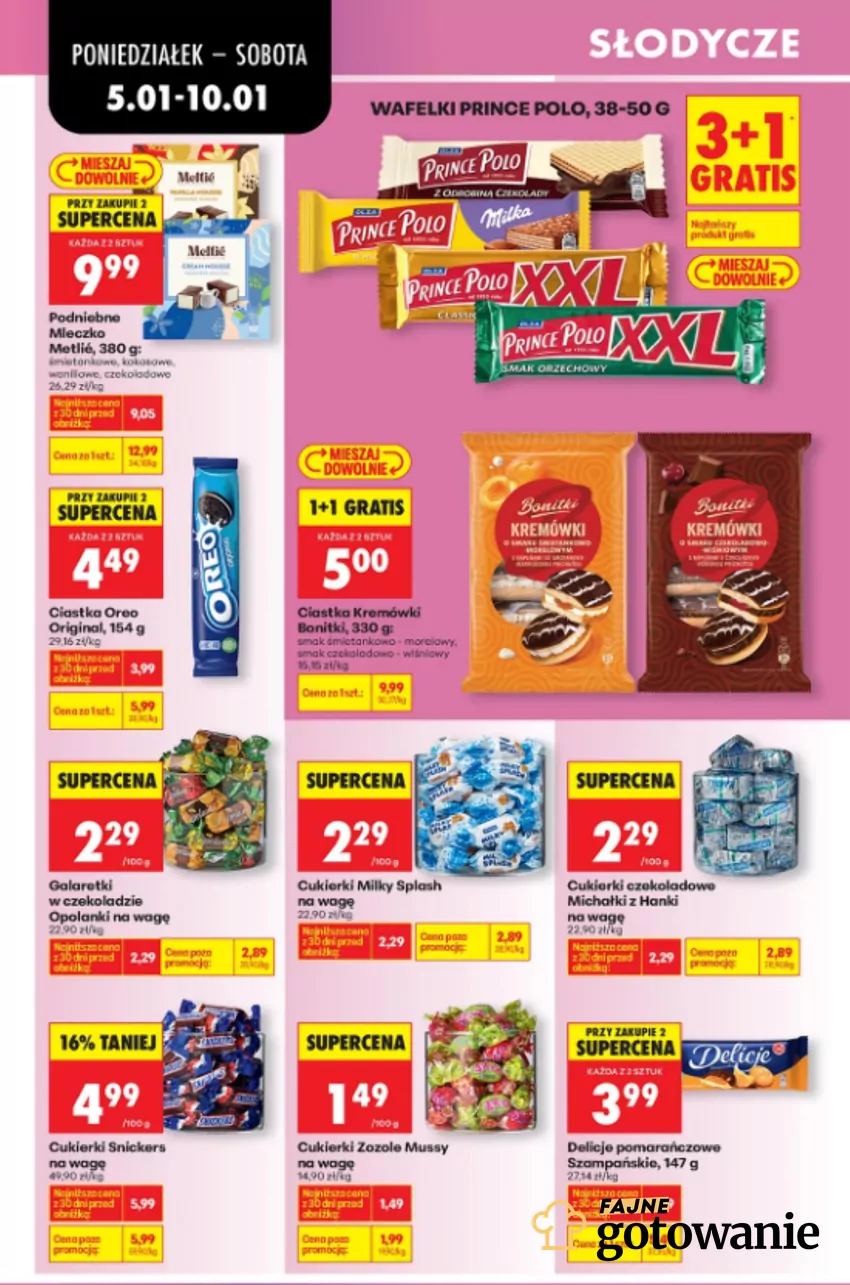 W promocji m.in. kultowe słodycze Biedronka - gazetka