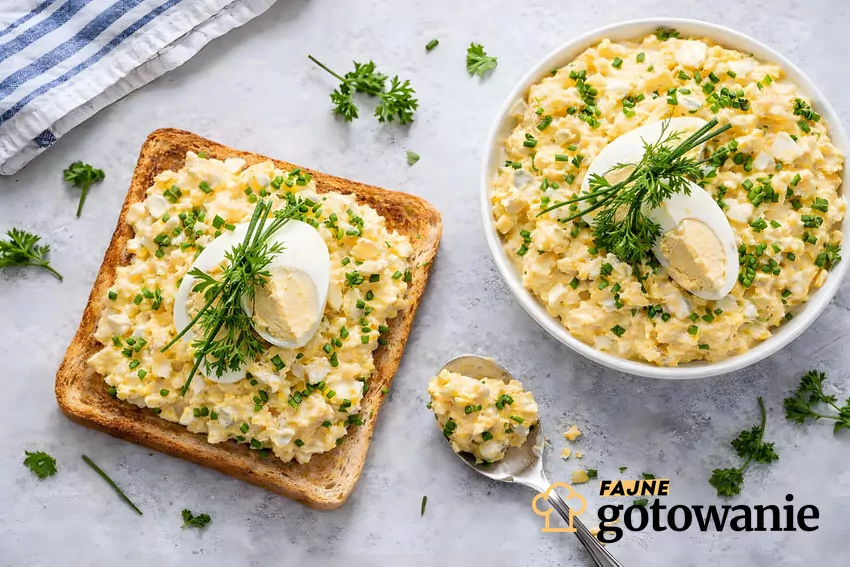Kanapki z pastą jajeczną