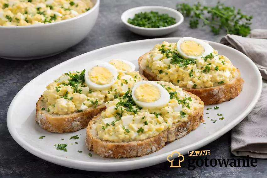 Kanapki z pastą jajeczną