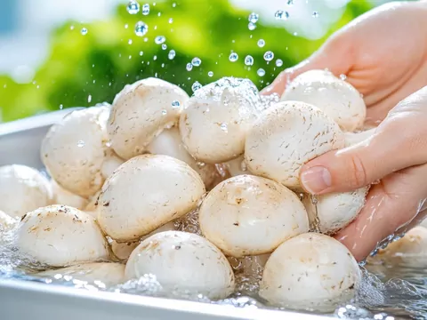 Sposób na czyszczenie pieczarek