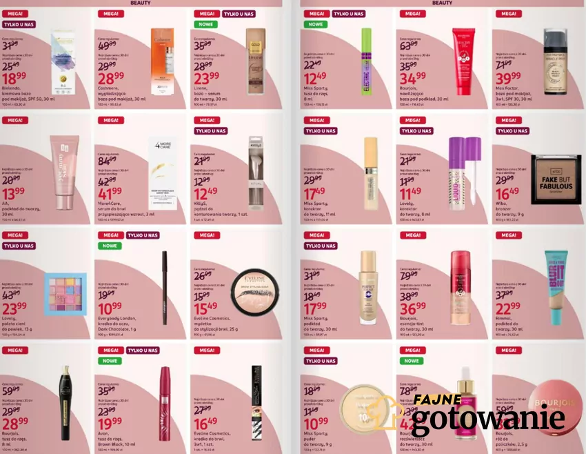 W promocji dużo produktów z kategorii "Beauty" Rossmann - gazetka