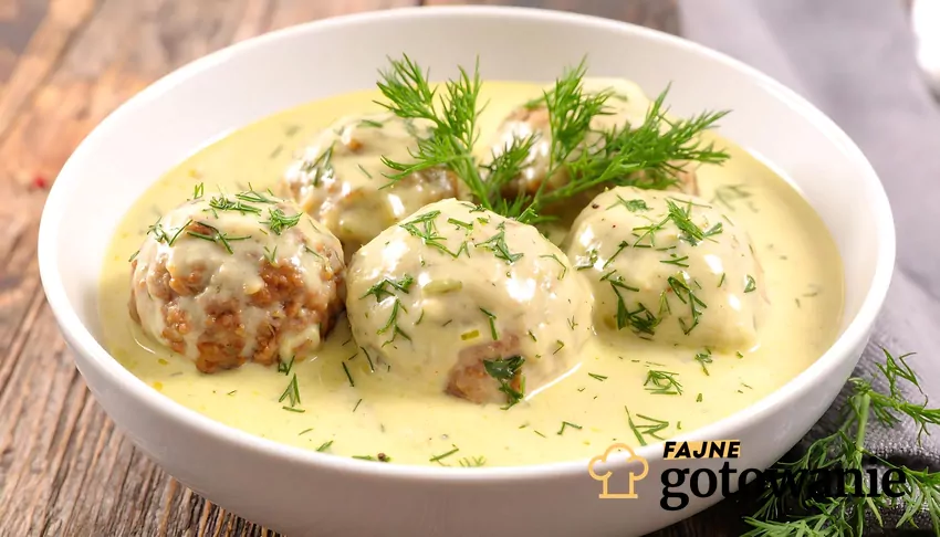 Najczęściej podawano go z pulpetami Pulpety w sosie koperkowym