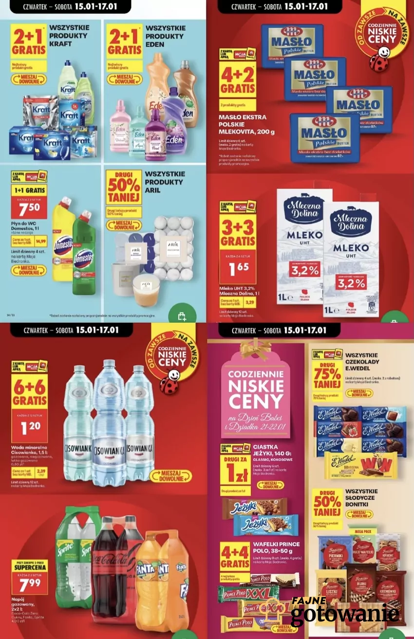 Biedronka rozdaje produkty za darmo Promocje w Biedronce