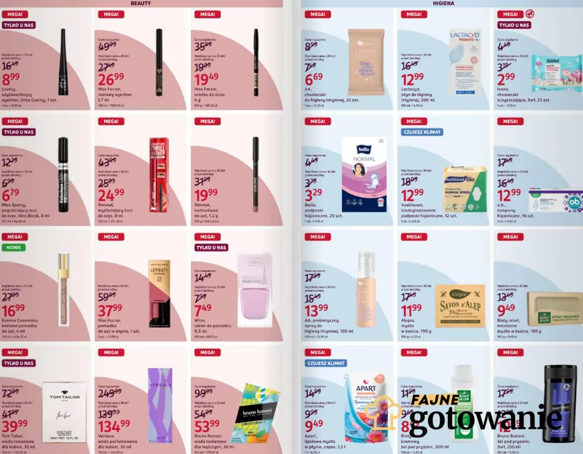 W promocji m.in. produkty do pielęgnacji Rossmann - gazetka
