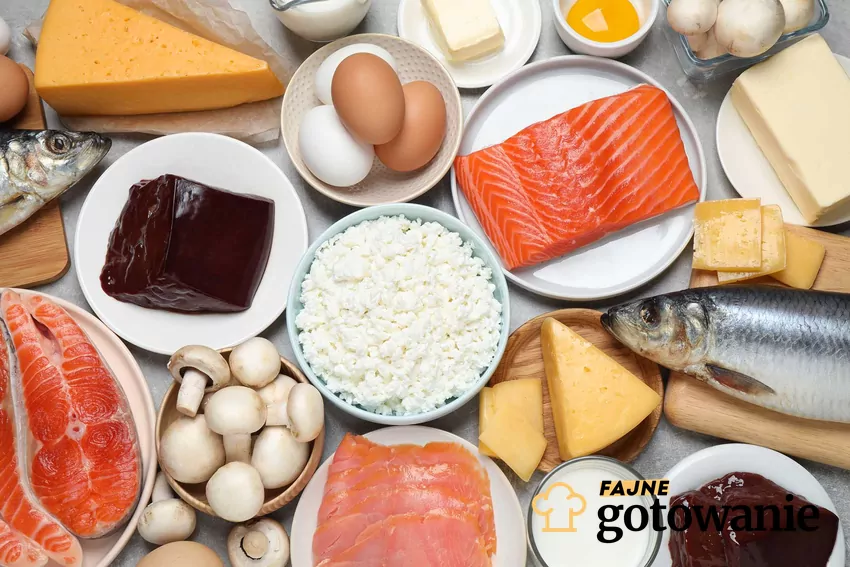 Produkty będące źródłem witaminy D, kluczowego składnika na diecie na Hashimoto, a także inne składniki, jadłospis i przepisy na diecie na tarczycę