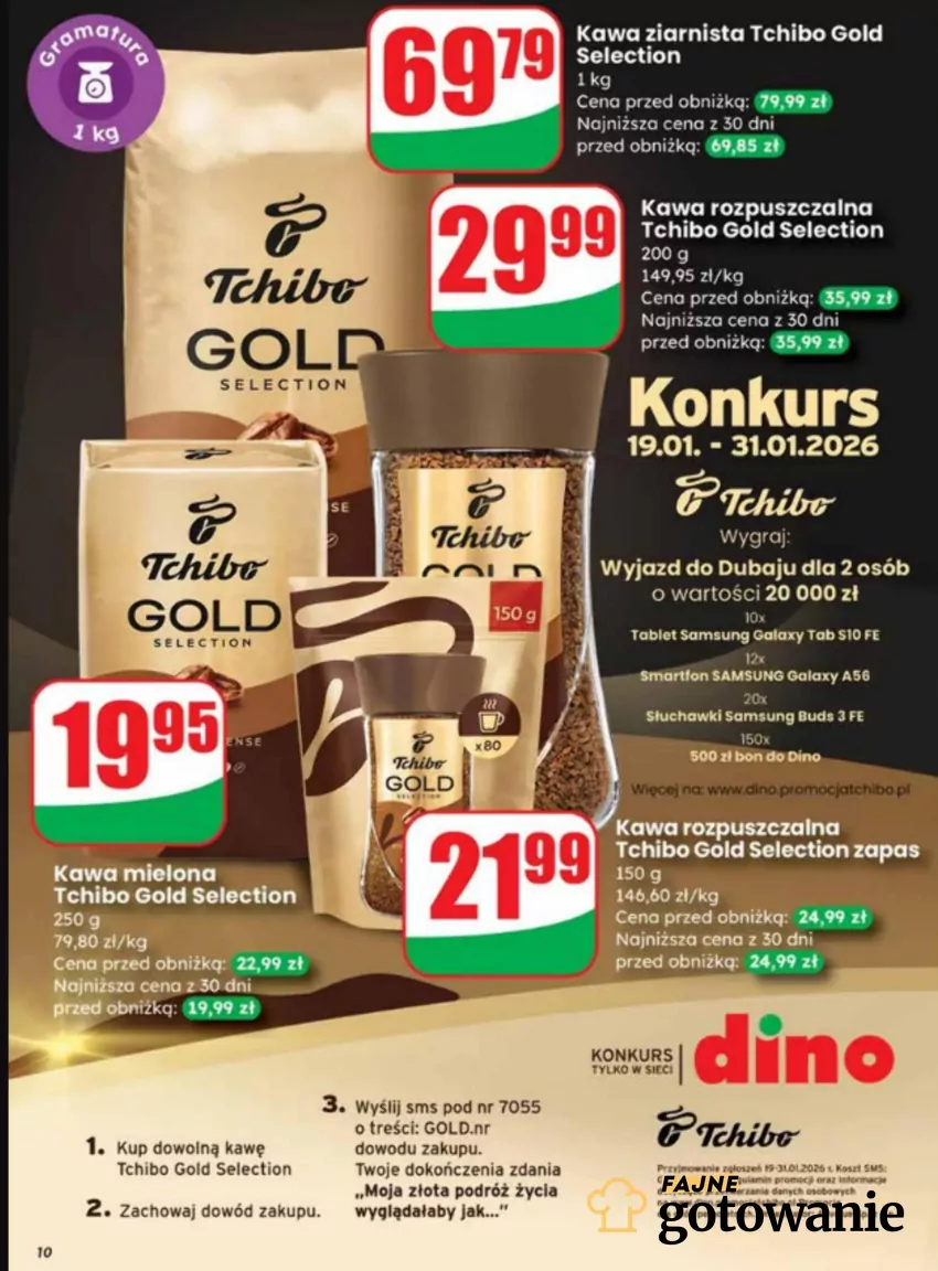 W Dino duże obniżki cen kultowych kaw Dino - gazetka