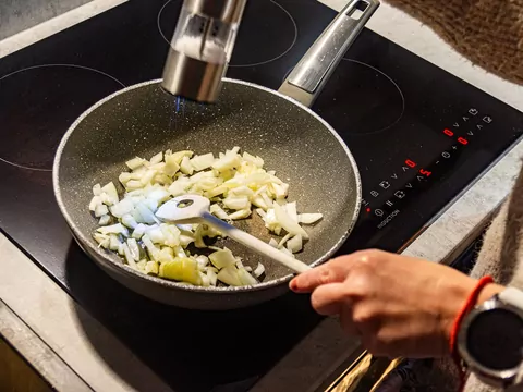 Błąd przy smażeniu cebuli