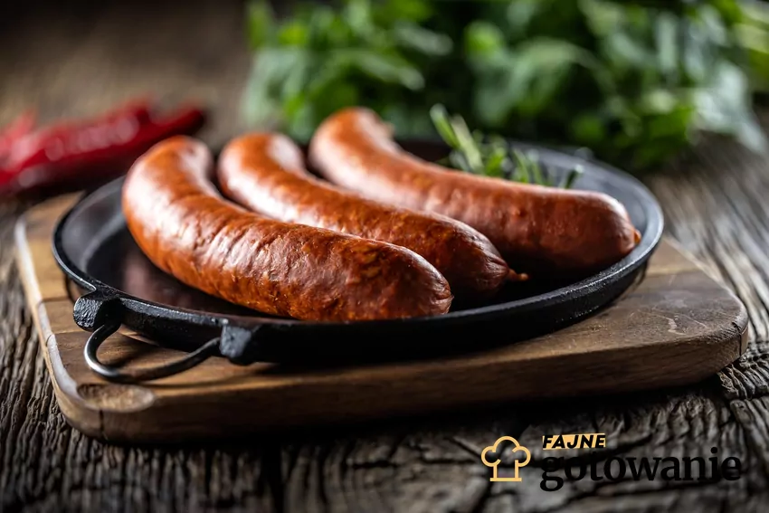 Usmażone kiełbasy