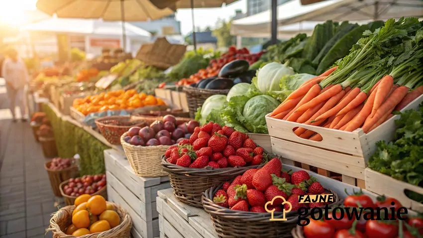Owoce i warzywa na targu
