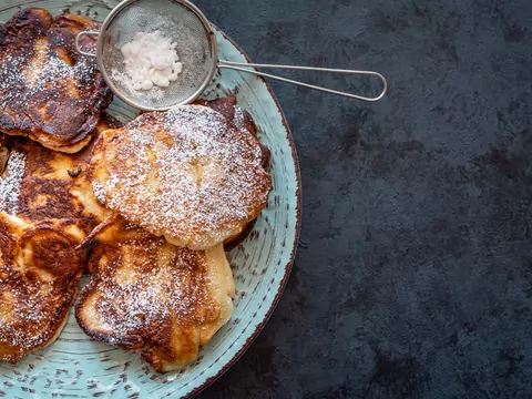 Zimowe racuchy bez mąki