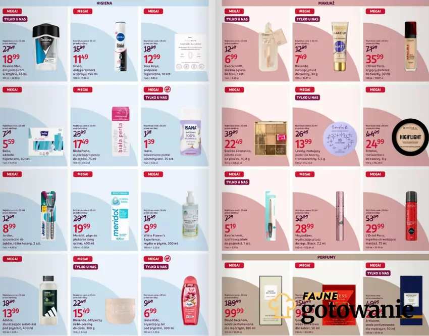 W promocji m.in. produkty do higieny i makijażu Rossmann - gazetka