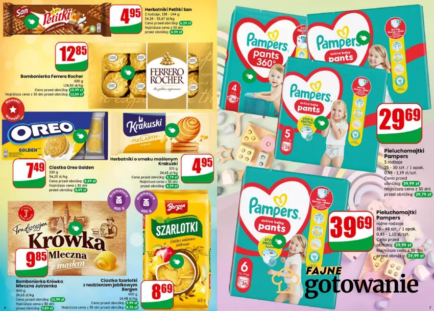 Ulubione słodycze Polaków i Pampersy w okazyjnych cenach Dino - gazetka