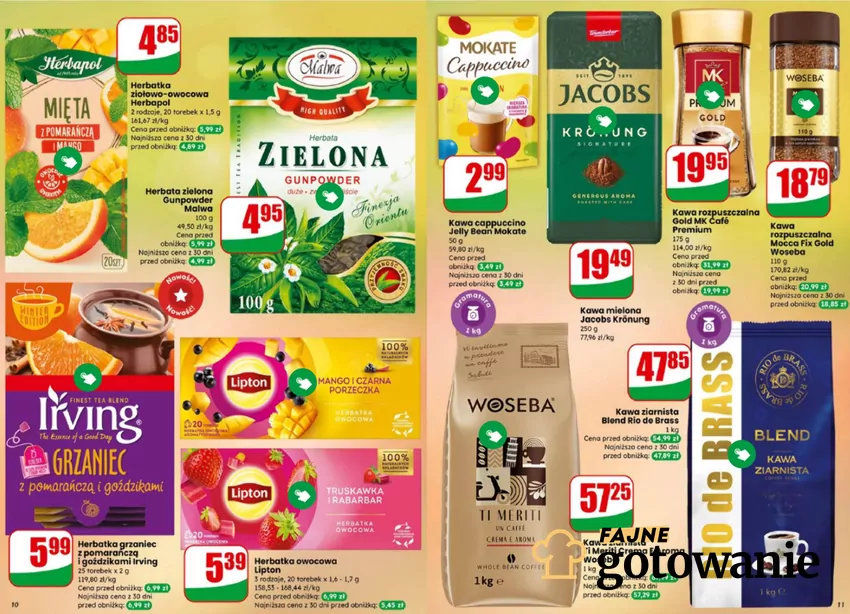 W promocji m.in. mnóstwo kultowych kaw Dino - gazetka