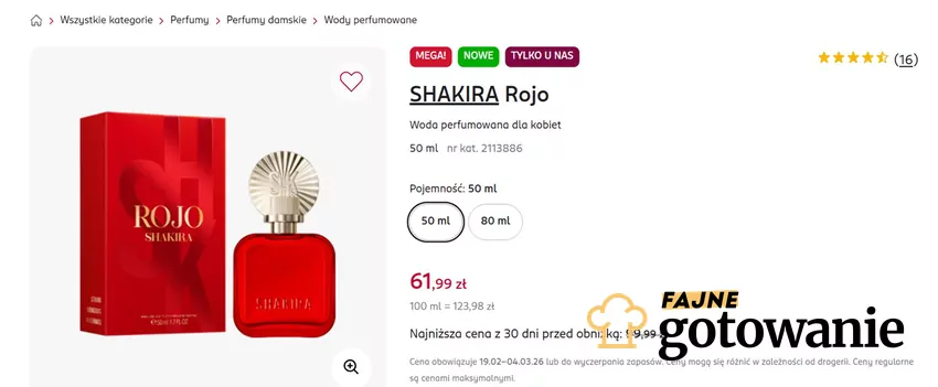 W promocji m.in. kultowy zapach dla kobiet znanej piosenkarki Rossmann - gazetka