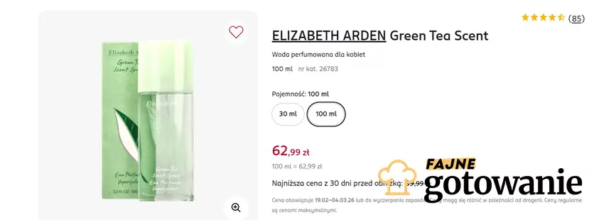 Woda perfumowana dla kobiet w mocno obniżonej cenie Rossmann - gazetka