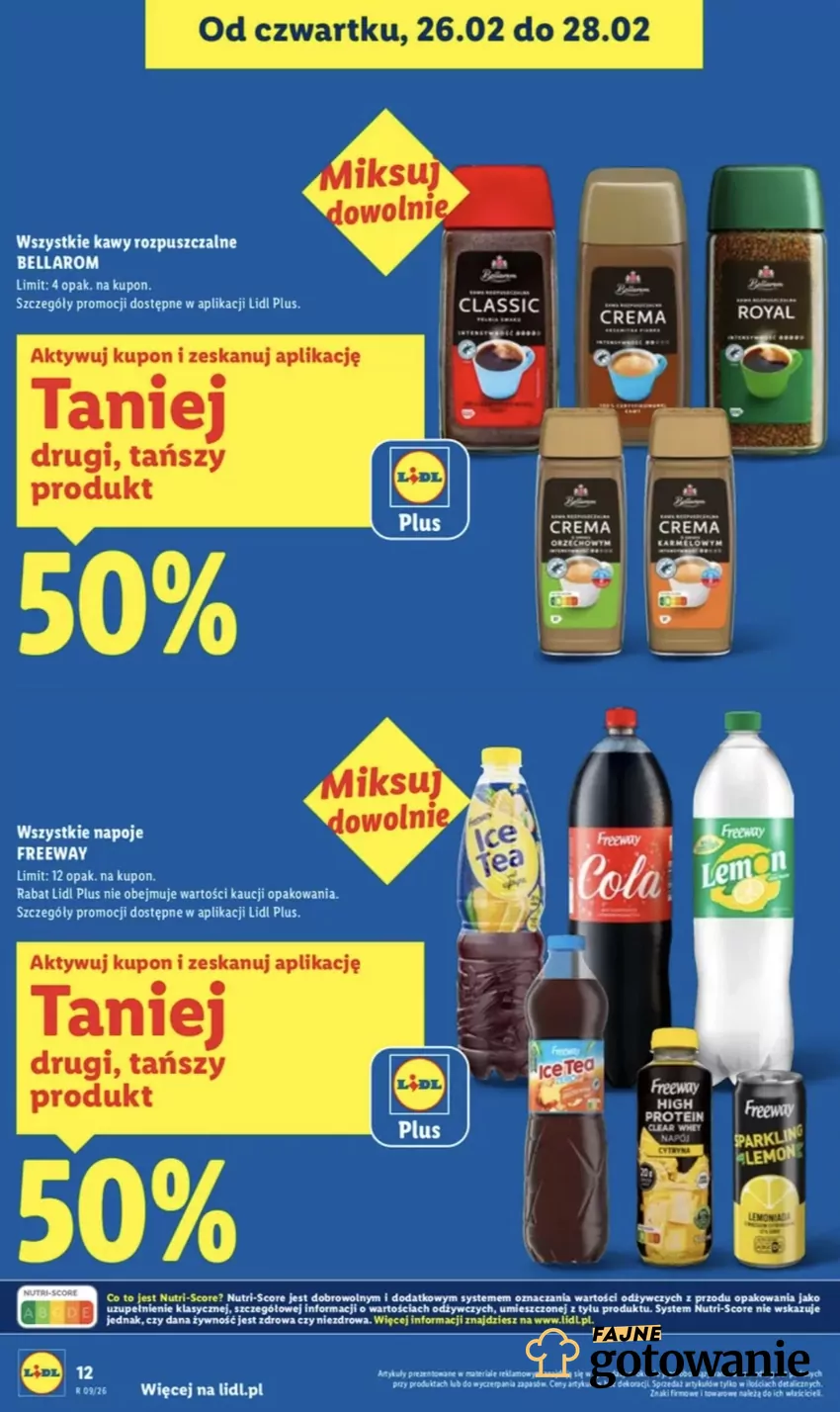 Drugi słoik będzie o 50% tańszy - tylko po aktywowaniu kuponu Promocje w Lidlu
