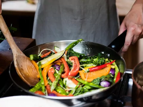 Błąd przy smażeniu warzyw