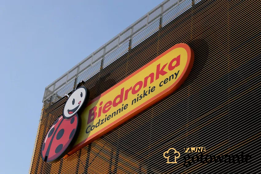 Produkty Mleczna Dolina powstają w oparciu o nowoczesne procesy technologiczne Biedronka logo