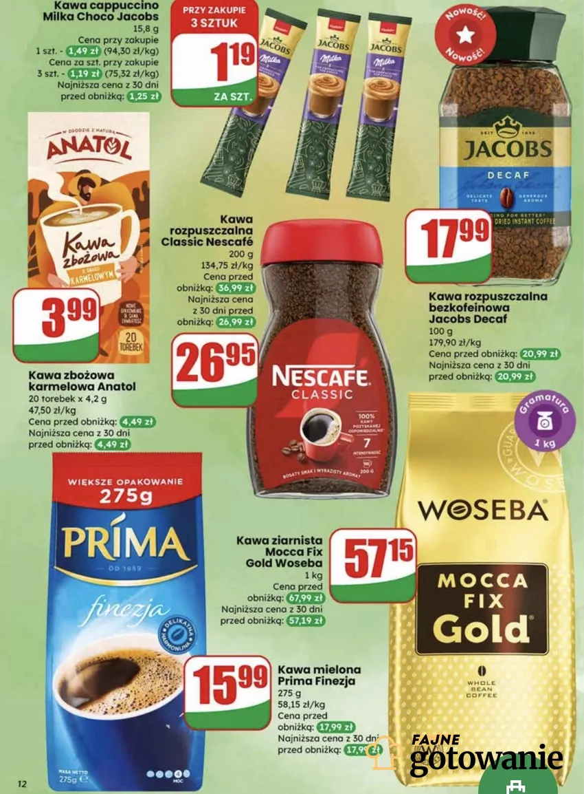 Słoik kawy Nescafe Classic (200 g) kosztuje obecnie 10 zł mniej Promocje w Dino