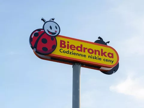Promocja na białą kiełbasę w Biedronce