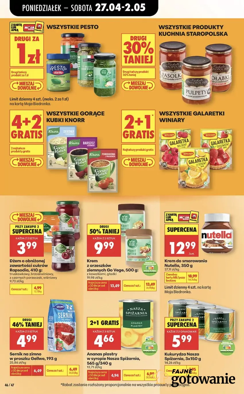 Promocje w Biedronce