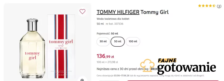 TOMMY HILFIGER Tommy Girl w atrakcyjnej obniżce Rossmann - gazetka