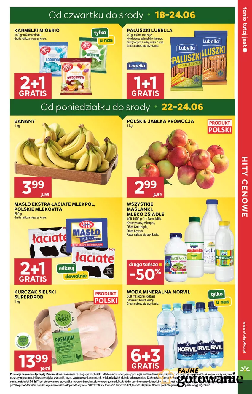 Dużo popularnych produktów w świetnych cenach Stokrotka - gazetka