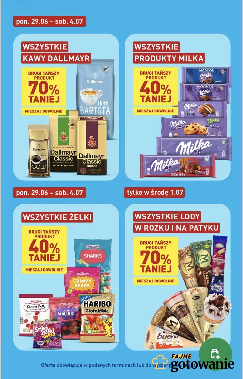 Wszystkie kawy Dallmayr z rabatem 70% na drugie opakowanie w ALDI Promocje w ALDI