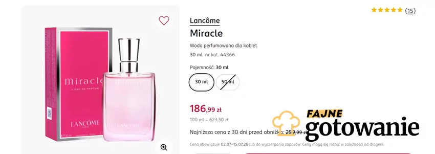 Woda perfumowana dla kobiet w mocno obniżonej cenie Rossmann - gazetka