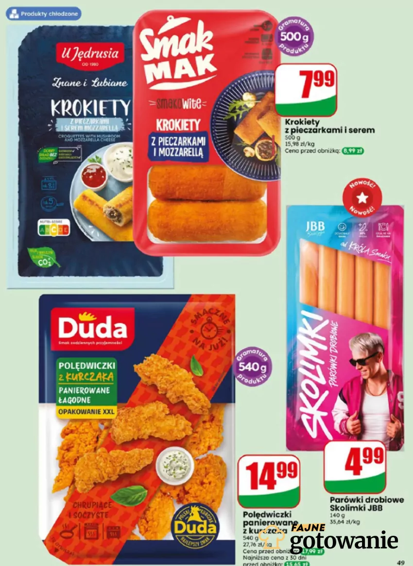 Parówki znanego wokalisty w okacyjnej cenie Dino - gazetka