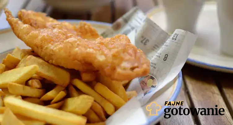 Tradycyjny brytyjski fish and chips