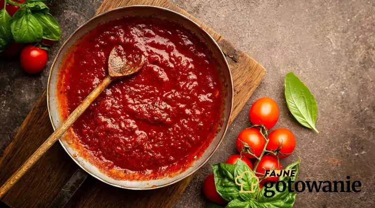 Sos pomidorowy poprawia smak wszystkich produktów