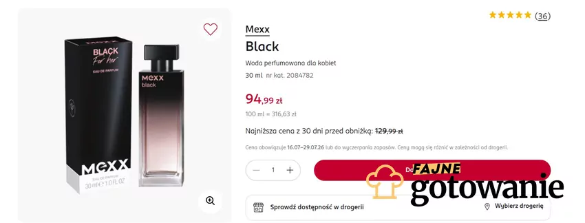 Popularna woda perfumowana dla kobiet teraz za mniej niż 100 zł! Rossmann - gazetka